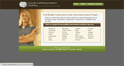 Desktop Screenshot of homeimprovementportal.com